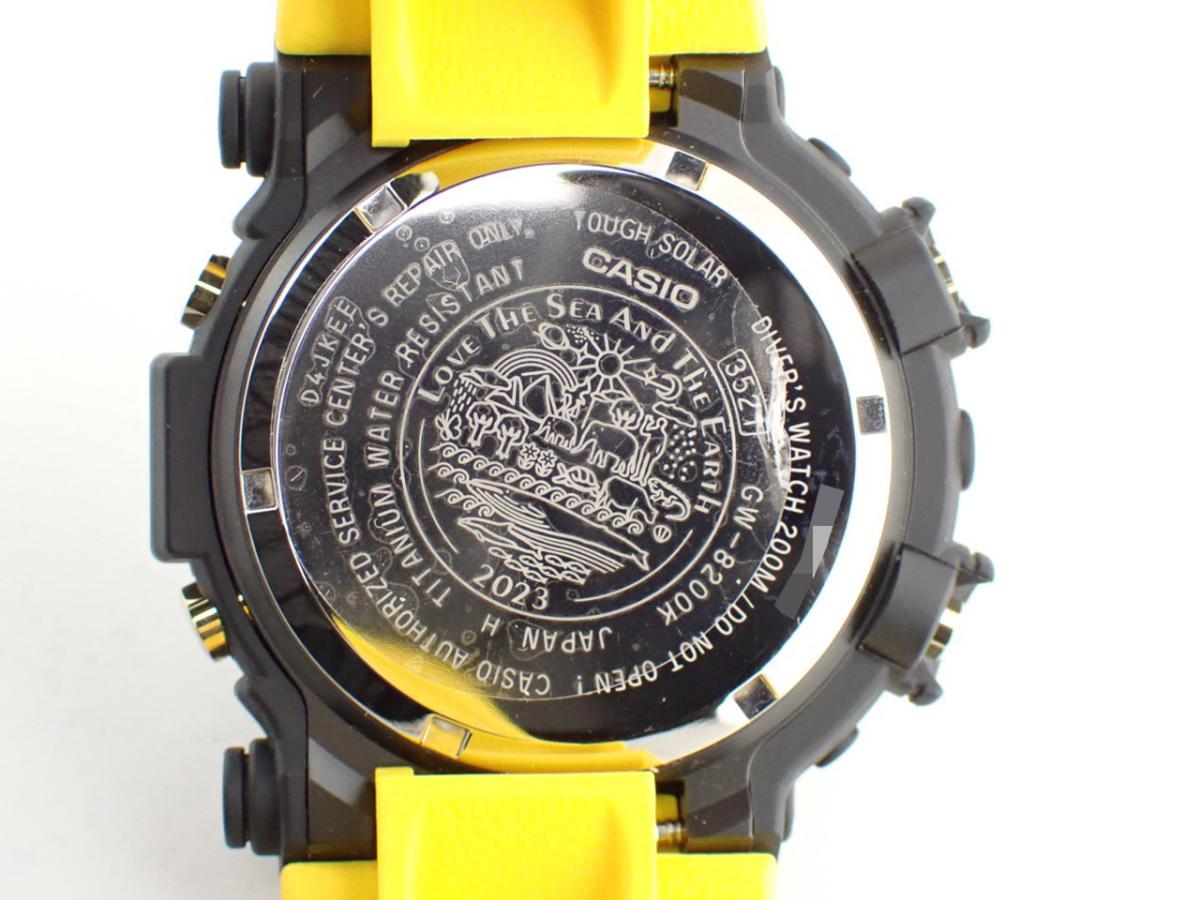 カシオ G-SHOCK GW-8200K-9JR 裏ぶた