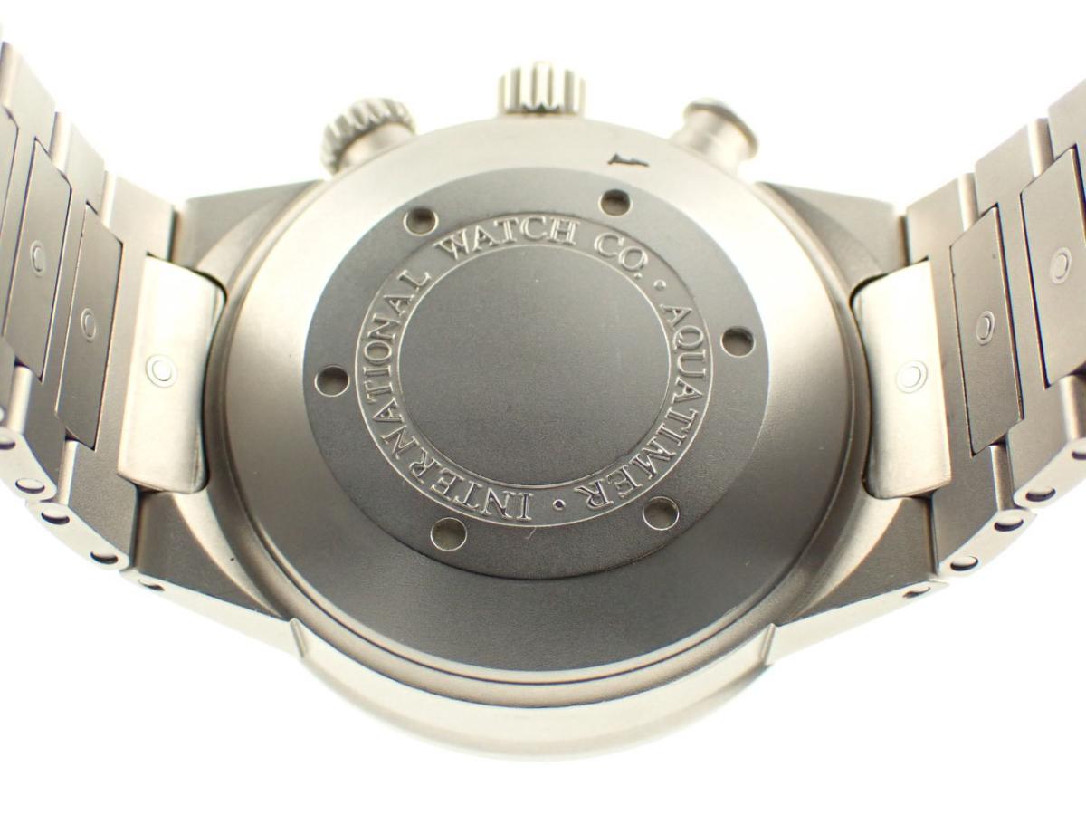 IWC アクアタイマー IW371903 裏ぶた