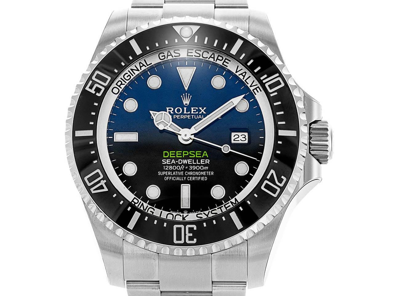 オイスターパーペチュアル ロレックス ディープシー 126660 D-ブルー