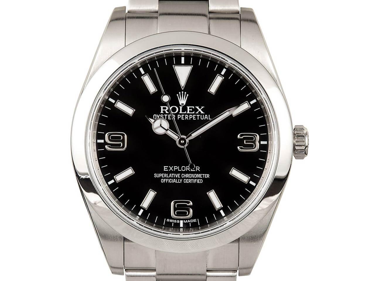 オイスターパーペチュアル エクスプローラー 214270 ブラック 