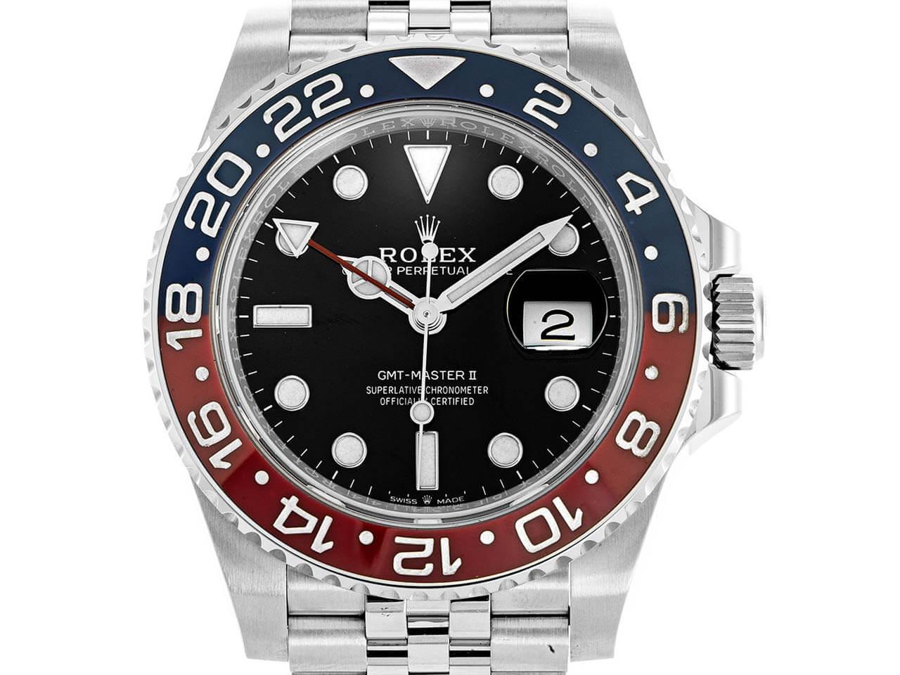 オイスターパーペチュアル GMTマスターⅡ 126710BLRO ブラック