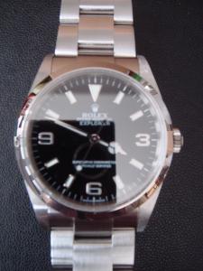 ロレックス エクスプローラー1 114270 使用感の少ない中古品 箱・保証書有