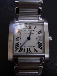 カルティエ タンク W51011Q3 中古 箱保証書付き
