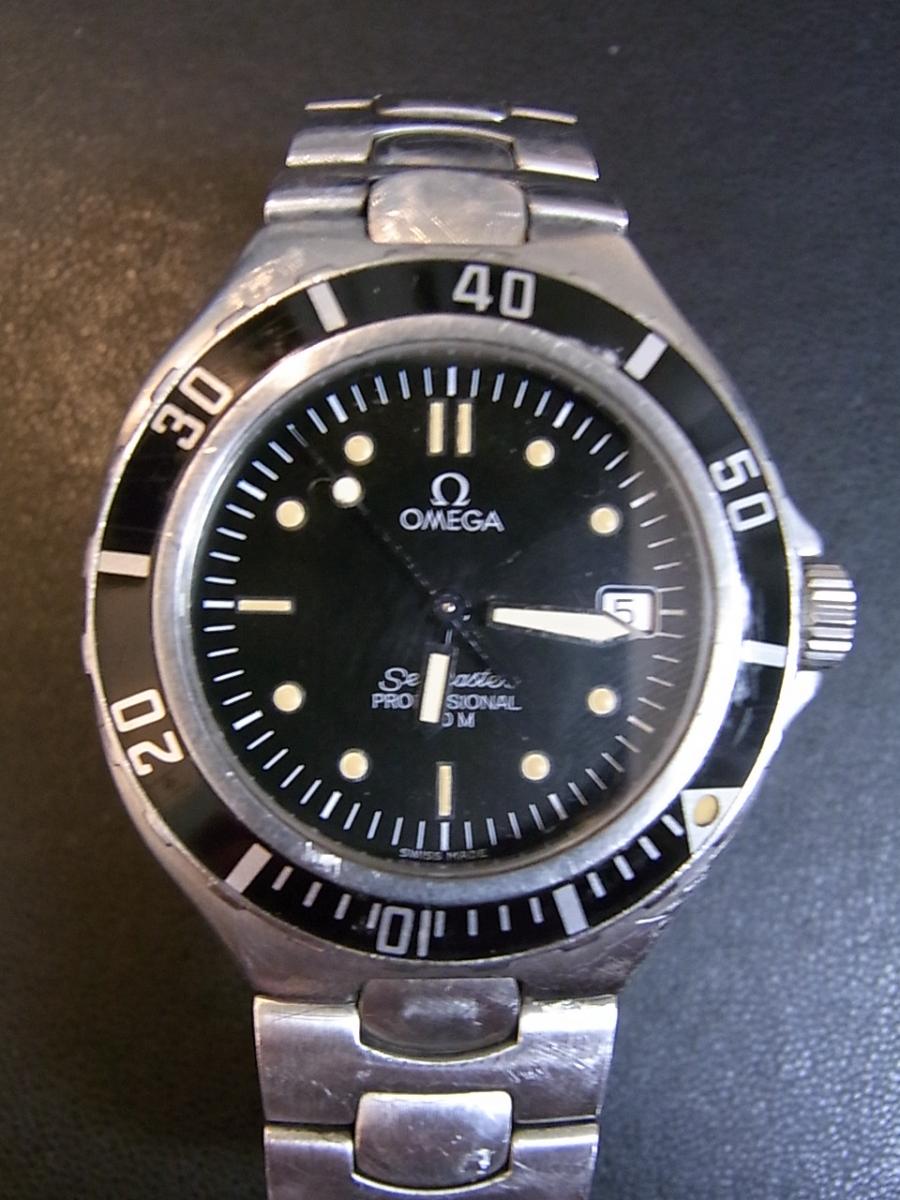 オメガ シーマスター 2850.50 プロフェッショナル 200 クオーツ時計、デイト表示、防水機能(中古)高価買取事例
