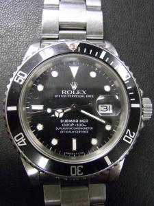 ロレックス サブマリーナ 16610 中古 宮城県ロレックス正規店箱・保証書有
