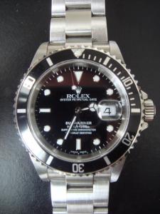 ロレックス サブマリーナ 16610 中古 ロレックス正規店デパート発行保証書