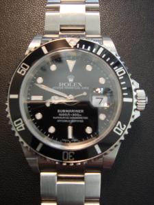ロレックス サブマリーナ 16610 中古 ロレックス正規店発行保証書、ボックス