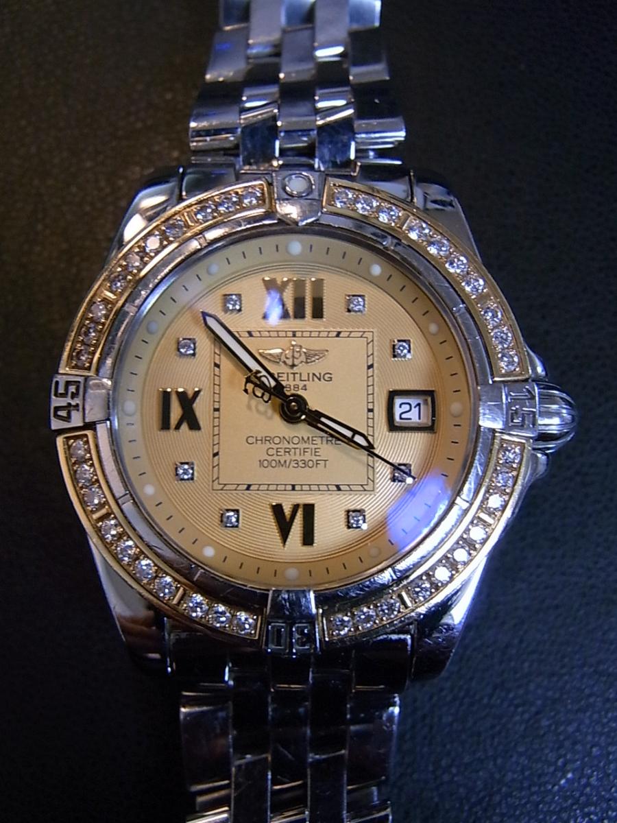 ブライトリング コックピット D71356 D7135653 クオーツ腕時計、ダイヤ巻き(中古)高価買取事例