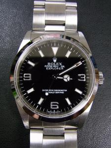 ロレックス エクスプローラー1 14270 中古品 箱保証書有