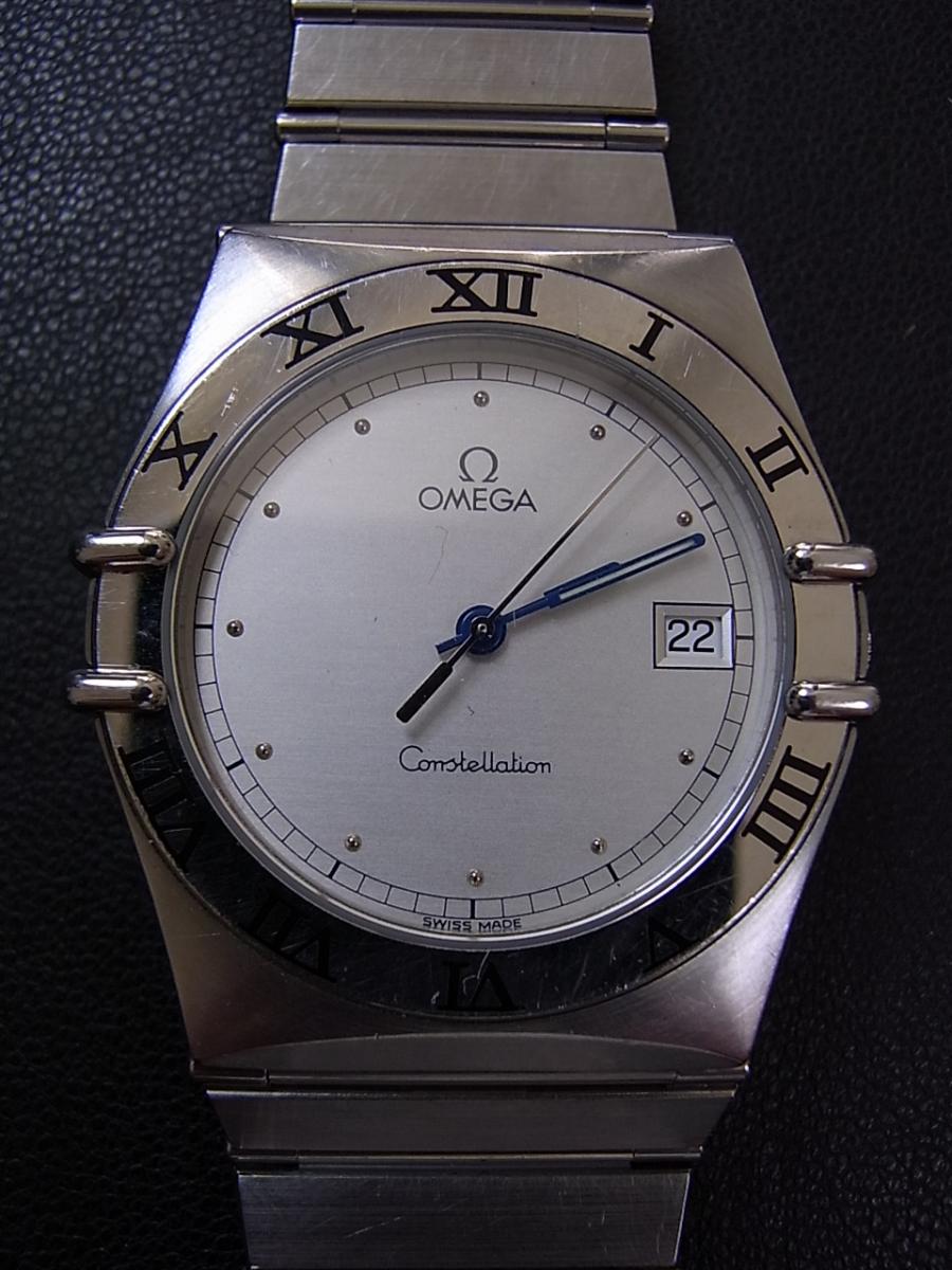 オメガ コンステレーション 1448.431.6 白文字盤 デイト表示、クオーツ式腕時計、青焼き針(中古)高価買取事例