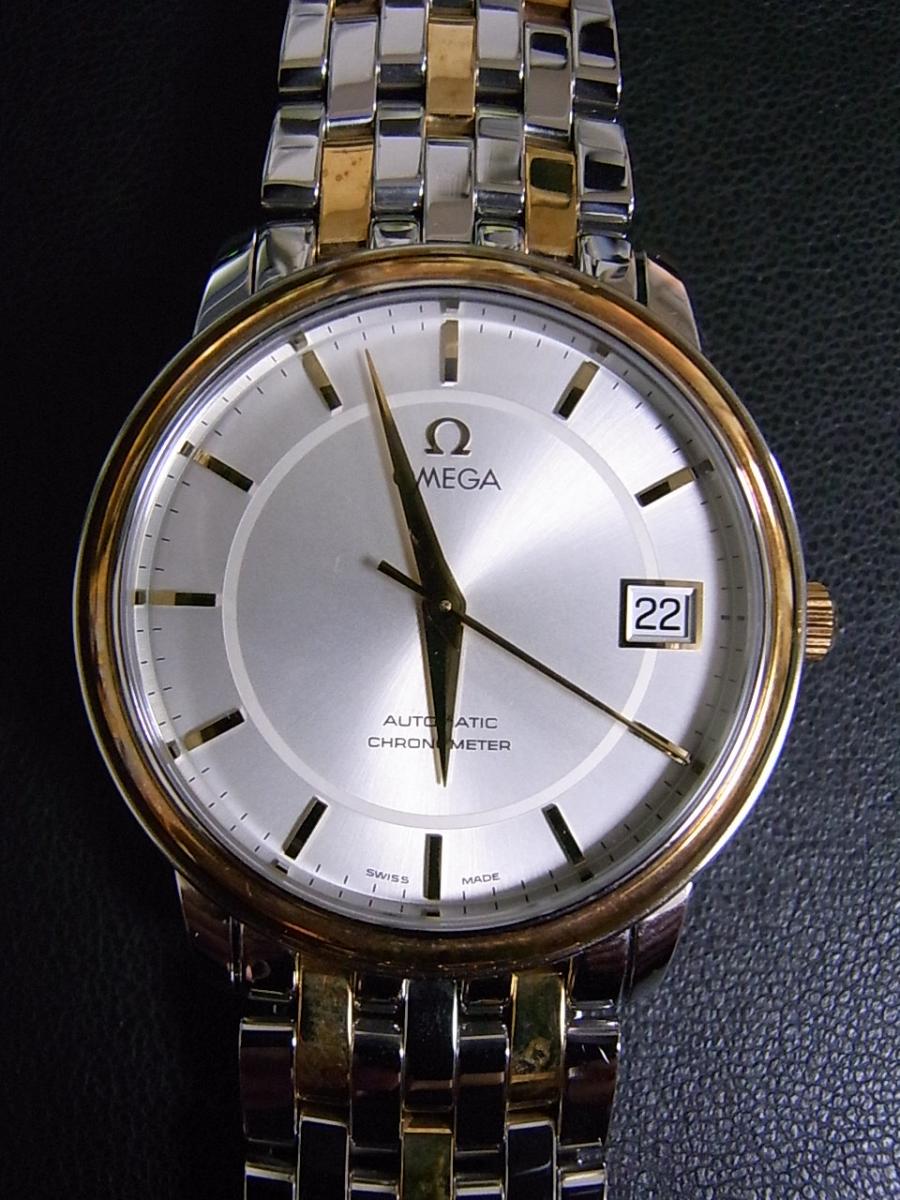 オメガ デ・ビル アンティーク ホワイト オートマチック デイト表示、自動巻き腕時計、コンビ(中古)高価買取事例