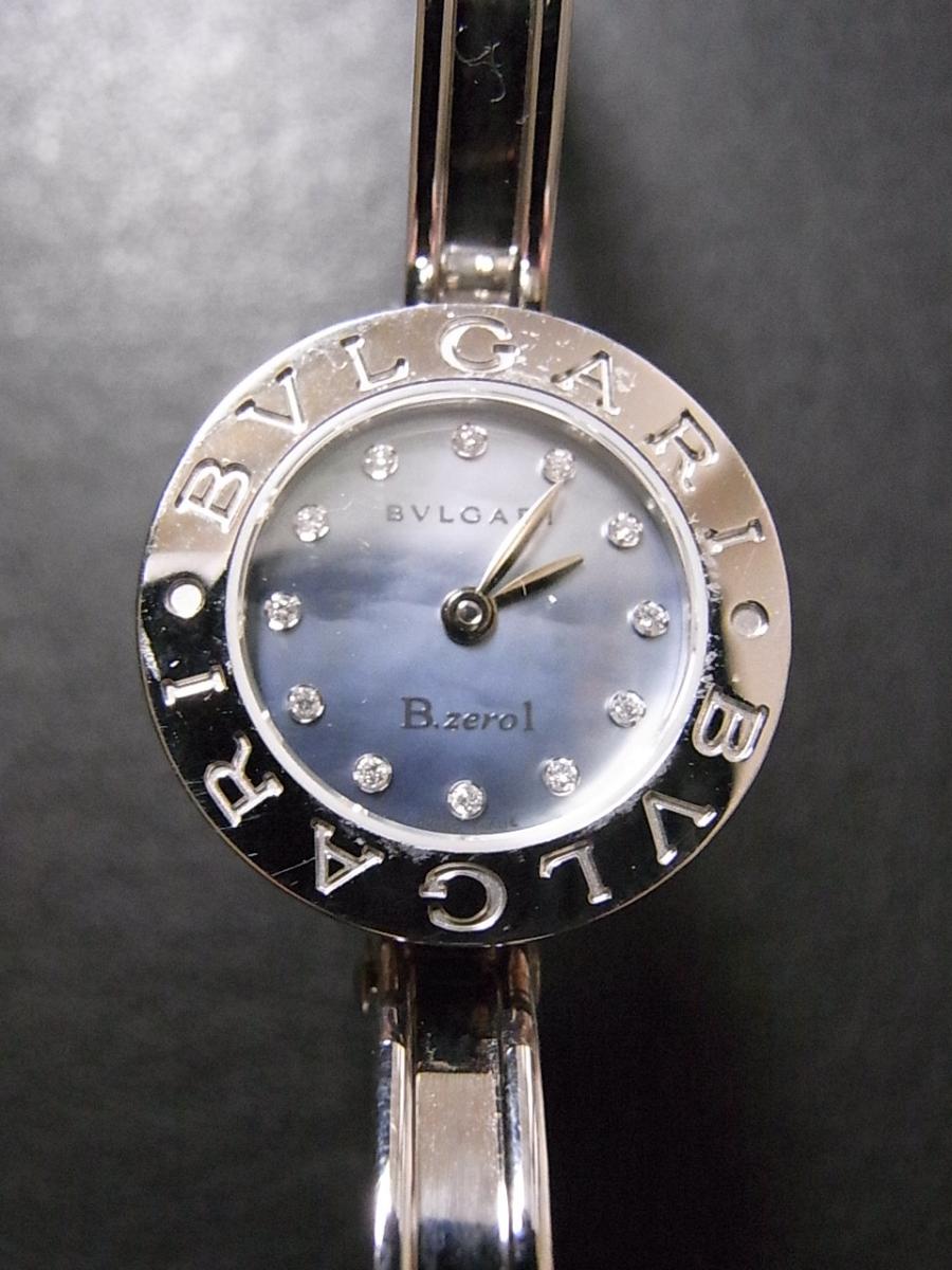 ブルガリ ビーゼロワン BZ22BSS/12 ブルーシェル 12Pダイヤ クオーツ式、ブレス腕時計、丸型ベゼル(中古)高価買取事例