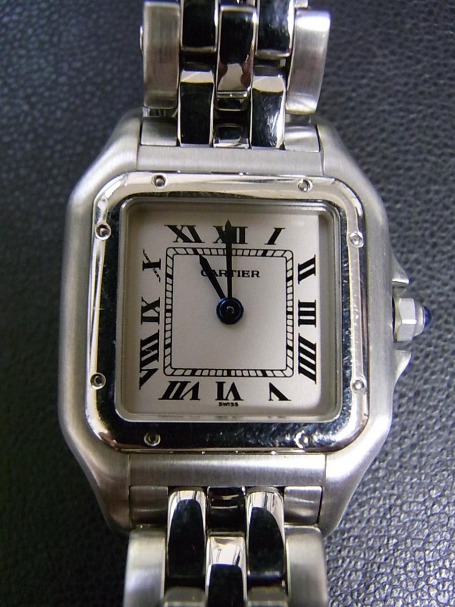 カルティエ パンテール W25033P5 SM クオーツ式腕時計、プラチナ、レディース(中古)高価買取事例