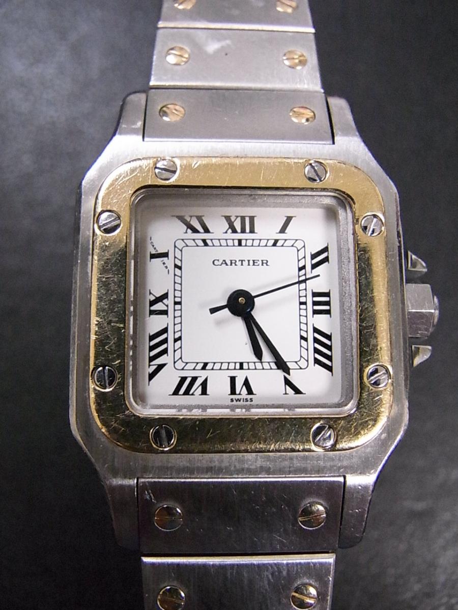 カルティエ サントス W20011C4 白文字盤×３針制オートマティック ヴィンテージオートマティック 自動巻き腕時計(使用感のある中古)高価買取事例