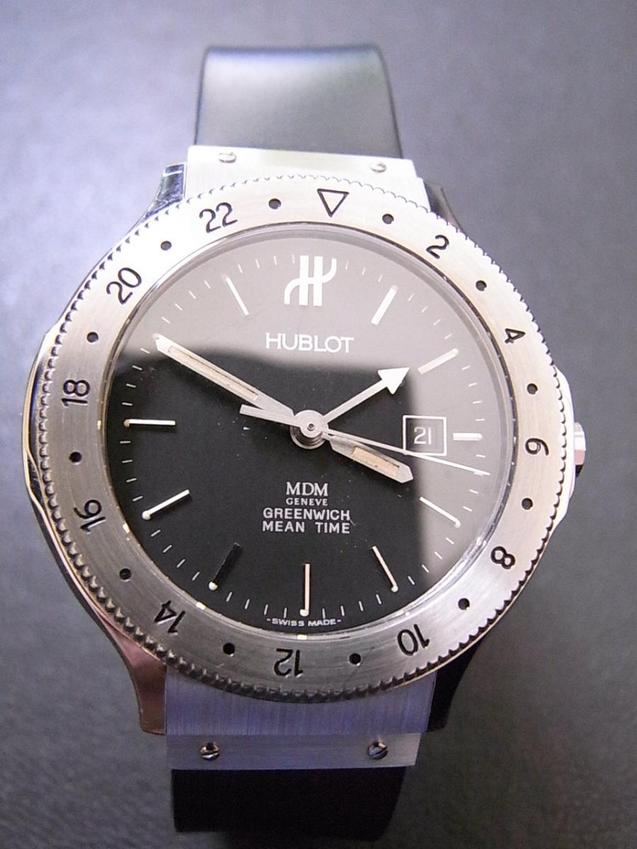ウブロ クラシック 147.10.1 ブラックデイト MDM GMT クオーツ式腕時計、レディースウォッチ(中古)高価買取事例