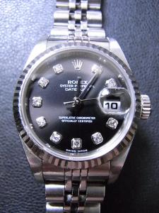 ロレックス デイトジャスト 79174G 使用感のある中古 ロレックス正規店三越発行保証書×ボックス有