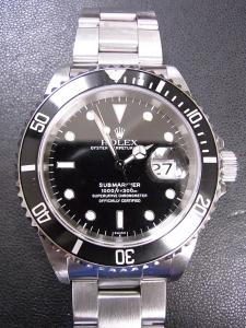 ロレックス サブマリーナ 16610 中古 ロレックス正規店三越デパート発行保証書有