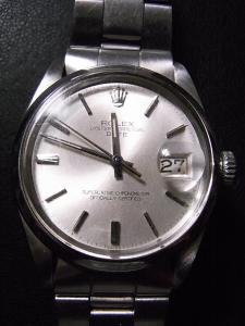 ロレックス パーペチュアルデイト 1500 使用感の強い中古 無（腕時計本体のみ）