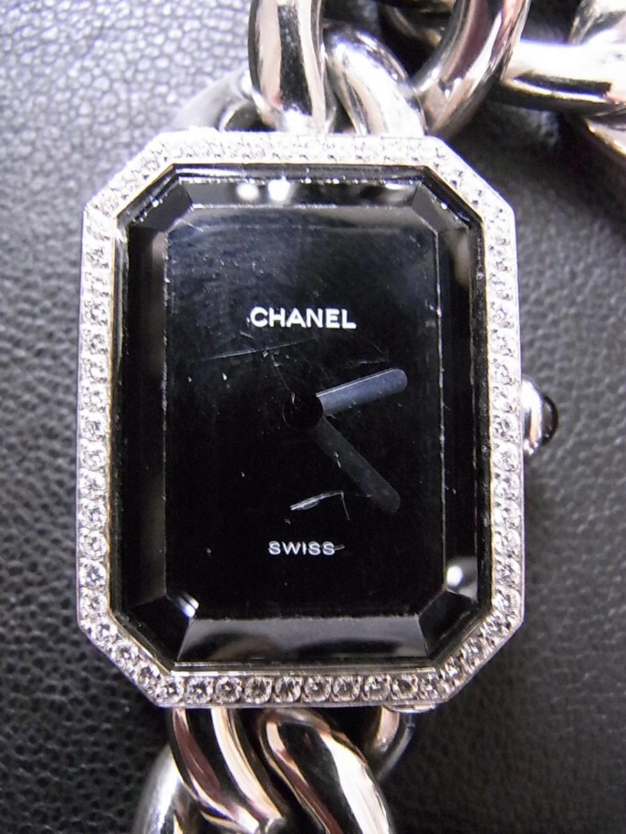 シャネル プルミエール H3252 ブラック2針 2013年発表モデル ダイヤモンドベゼル ケース径16mm　(中古)高価買取事例