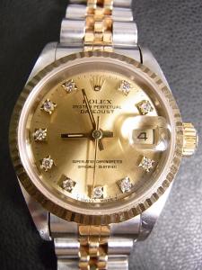ロレックス デイトジャスト 69173G 中古 ロレックス日本正規店発行保証書×ボックス有