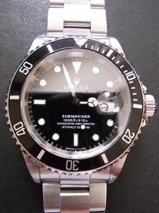 ロレックス サブマリーナ 16610 中古 無し