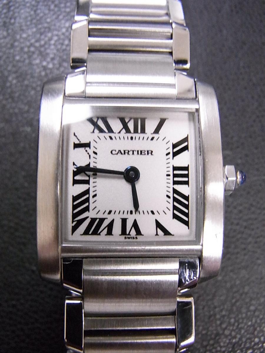 カルティエ タンク W51008Q3 2300 青焼針、クオーツ式腕時計、ＳＳケース(中古)高価買取事例