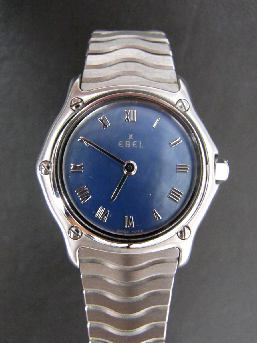 エベル ウェーブ 9157F11-4225 青 クオーツ時計 クオーツ式、、レディース腕時計(中古)高価買取事例
