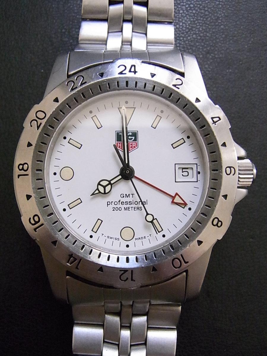 タグホイヤー プロフェッショナル 159.006 1500 GMT 白、デイト表示、GMT機能(中古)高価買取事例