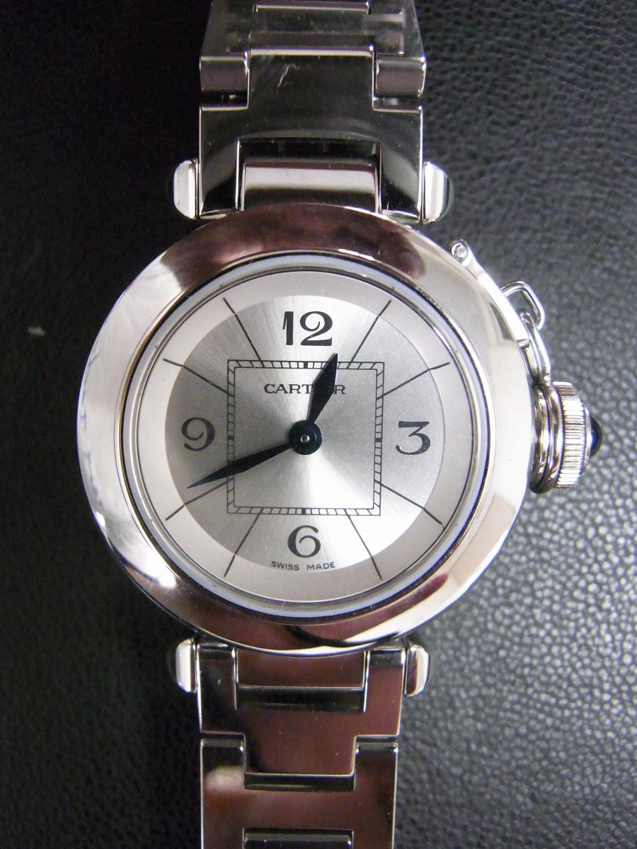 カルティエ パシャ W3140007 ミスパシャ クオーツ式腕時計、27mmケース、女性用(中古)高価買取事例