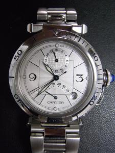 カルティエ パシャ W31037H3 中古 内箱、外箱、保証書