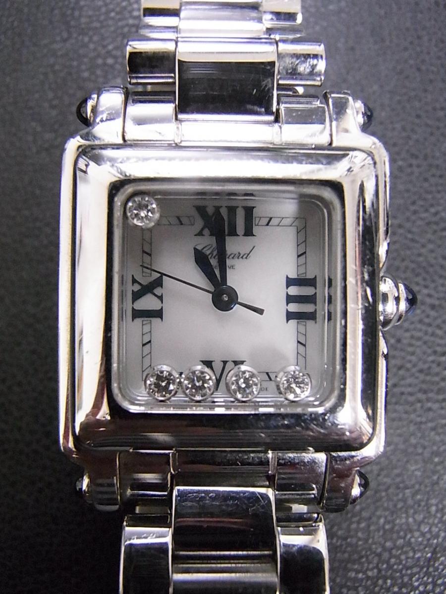 ショパール ハッピースポーツスクエア 27/8893-23 スクエアミニ フリーダイヤモンド、クオーツ式腕時計(中古)高価買取事例