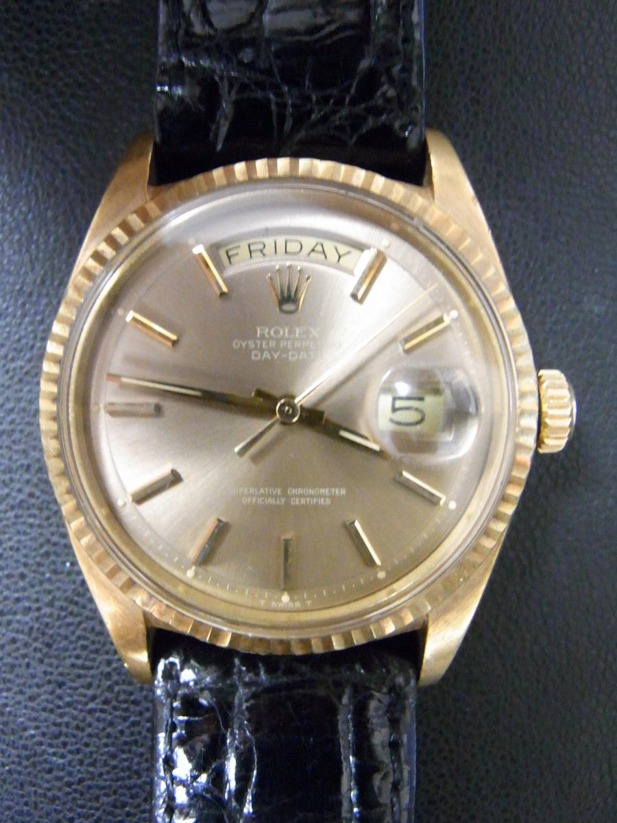 ロレックス デイデイト アンティーク 1803 YG/革 腕時計 自動巻き