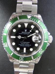 ロレックス サブマリーナ 16610LV 中古 箱保証書有