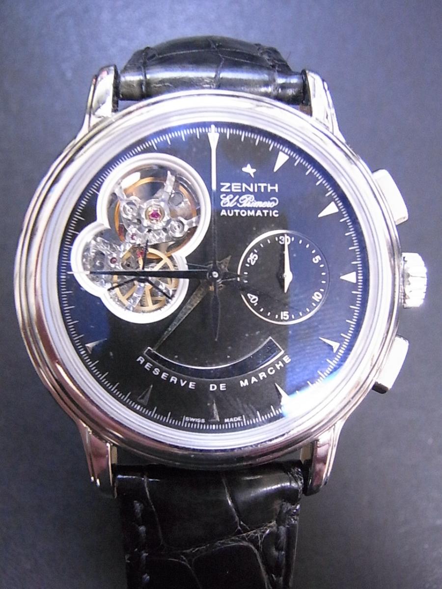 ゼニス クロノマスター 03.0240.4021 ブラック クロノマスター オートマティック式腕時計、オープンムーブメント(中古)高価買取事例