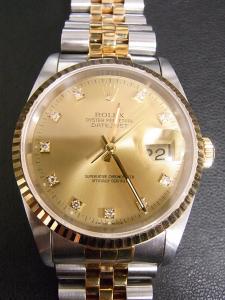 ロレックス デイトジャスト 16233G 中古
