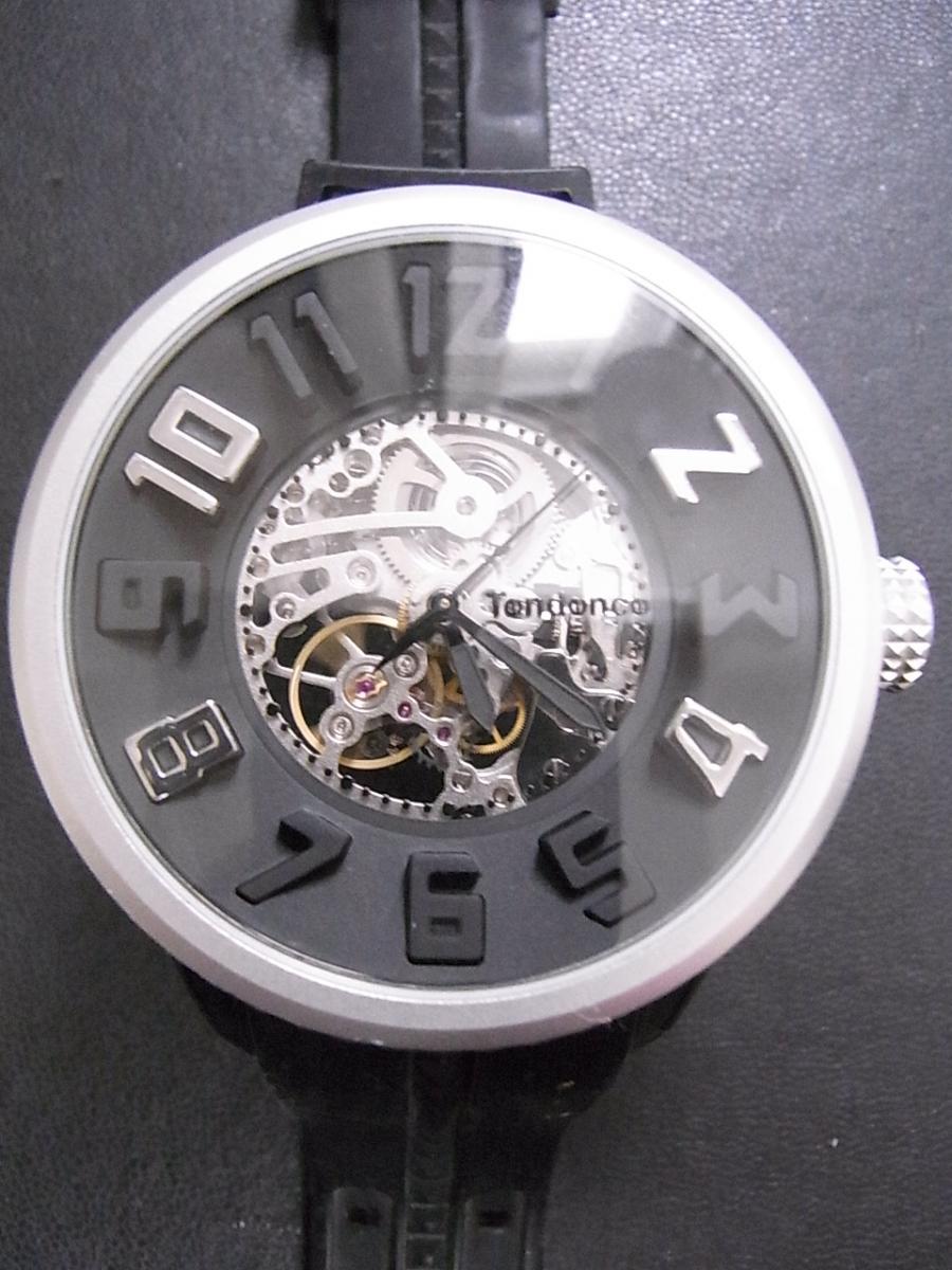 テンデンス ラウンドガリバースケルトン 2049002 テンデンス、スケルトン、シルバー 自動巻き腕時計(中古)高価買取事例