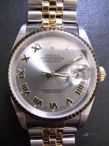 ロレックス デイトジャスト 16233 中古 ロレックス日本正規店箱・保証書有