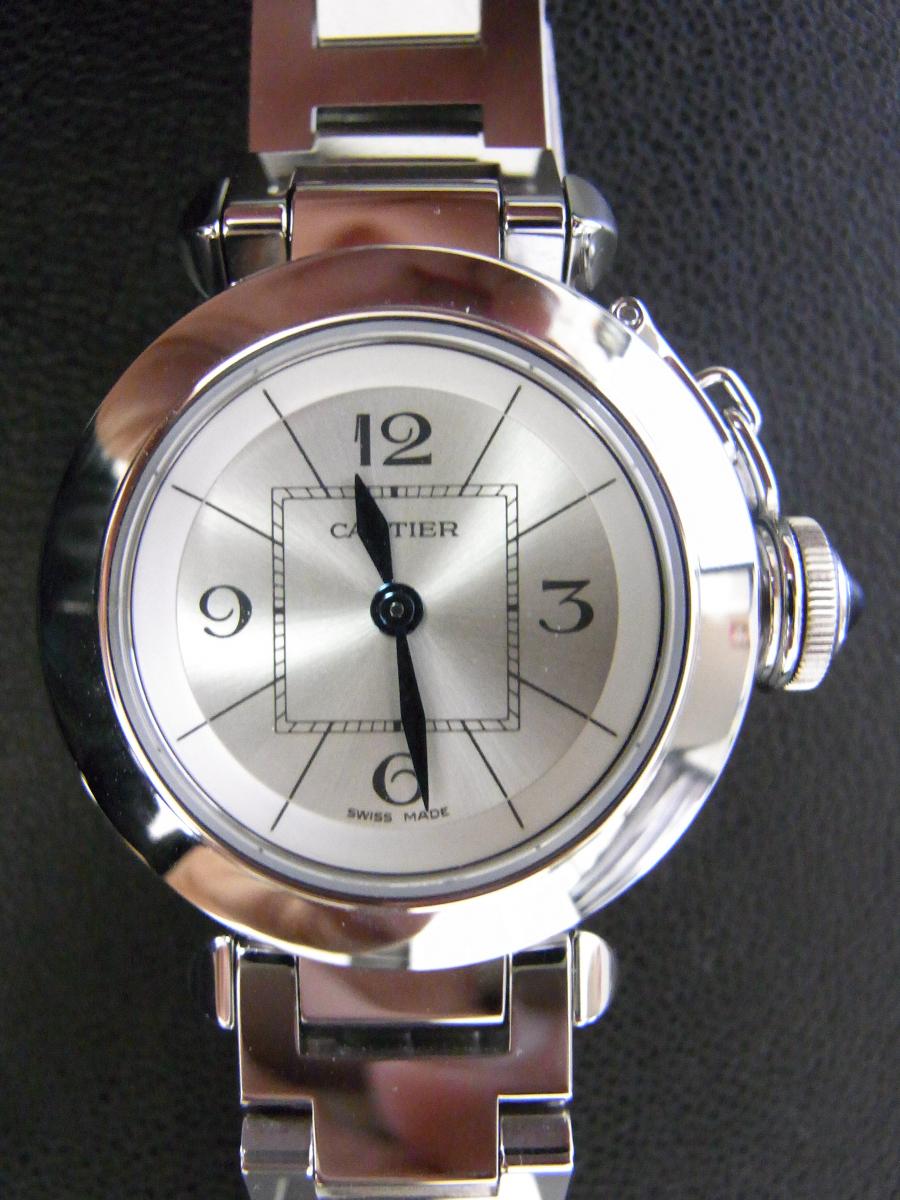 カルティエ パシャ W3140007 ミスパシャ 自動巻き、シルバー素材、レディース時計(中古)高価買取事例