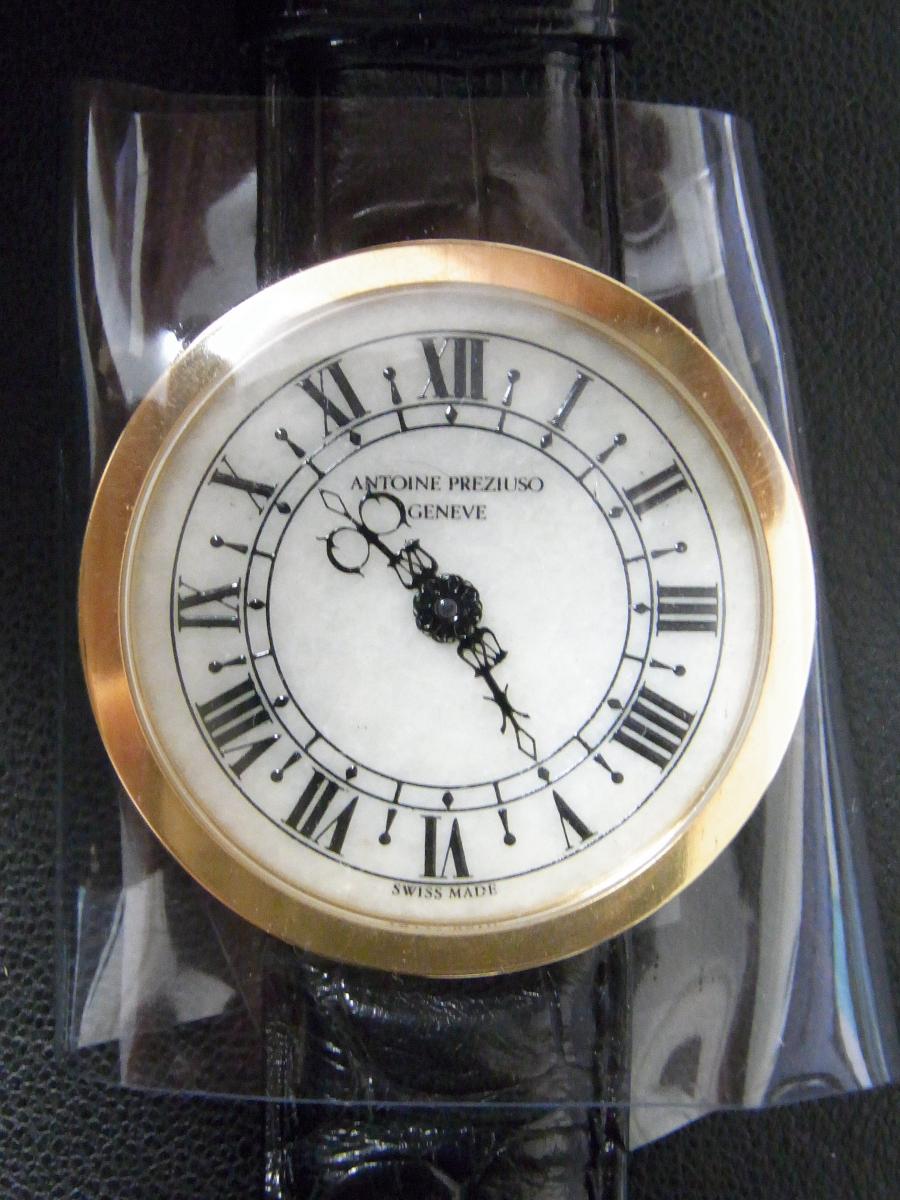 アントワーヌプレジウソ シエナ 1361.0014 イタリア製大理石文字盤 金無垢 完全手作り時計、希少時計、サインプレジウソサイン(中古)高価買取事例