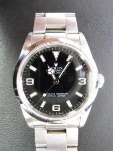 ロレックス エクスプローラー1 114270 中古 箱 保証書 あり