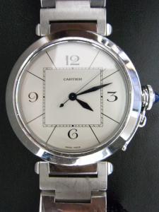カルティエ パシャ W31072M7 中古 内箱、保証書