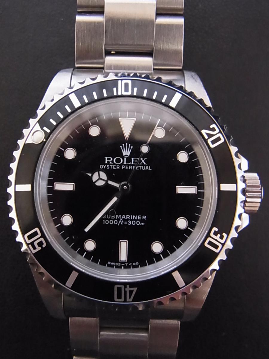 ロレックス サブマリーナ 14060 ブラックポイント文字盤 ノンデイト シリアルS番(1993年製造)(中古)
