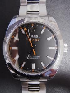 ロレックス ミルガウス 116400 中古 箱・保証書付き