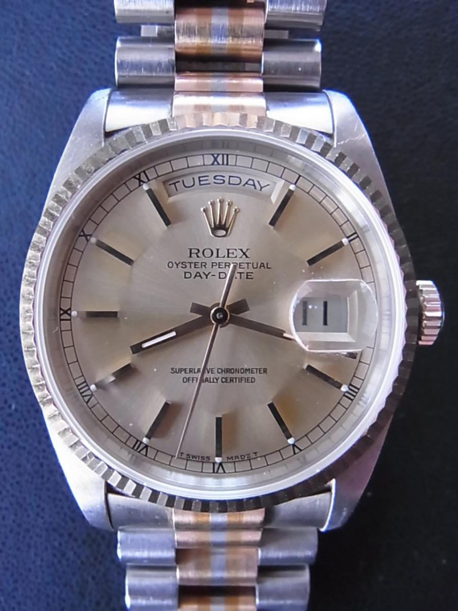 ロレックス デイデイト 18239BIC シャンパンゴールド文字盤、デイデイト表示、3針 トリドール Ｓ品番 生産中止、Sシリアル(中古)