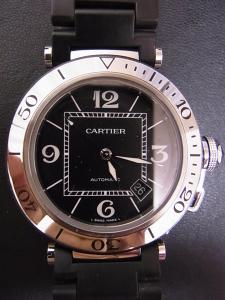 カルティエ パシャ W31077U2 中古 箱、保証書あり