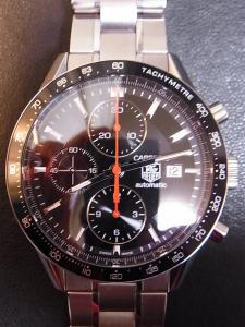 タグホイヤー カレラ CV2014_BA0794 中古 内箱 外箱 保証書 余りコマ2つ