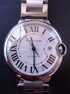 カルティエ バロンブルー W69012Z4 中古 内箱 外箱 保証書 余りコマ1つ