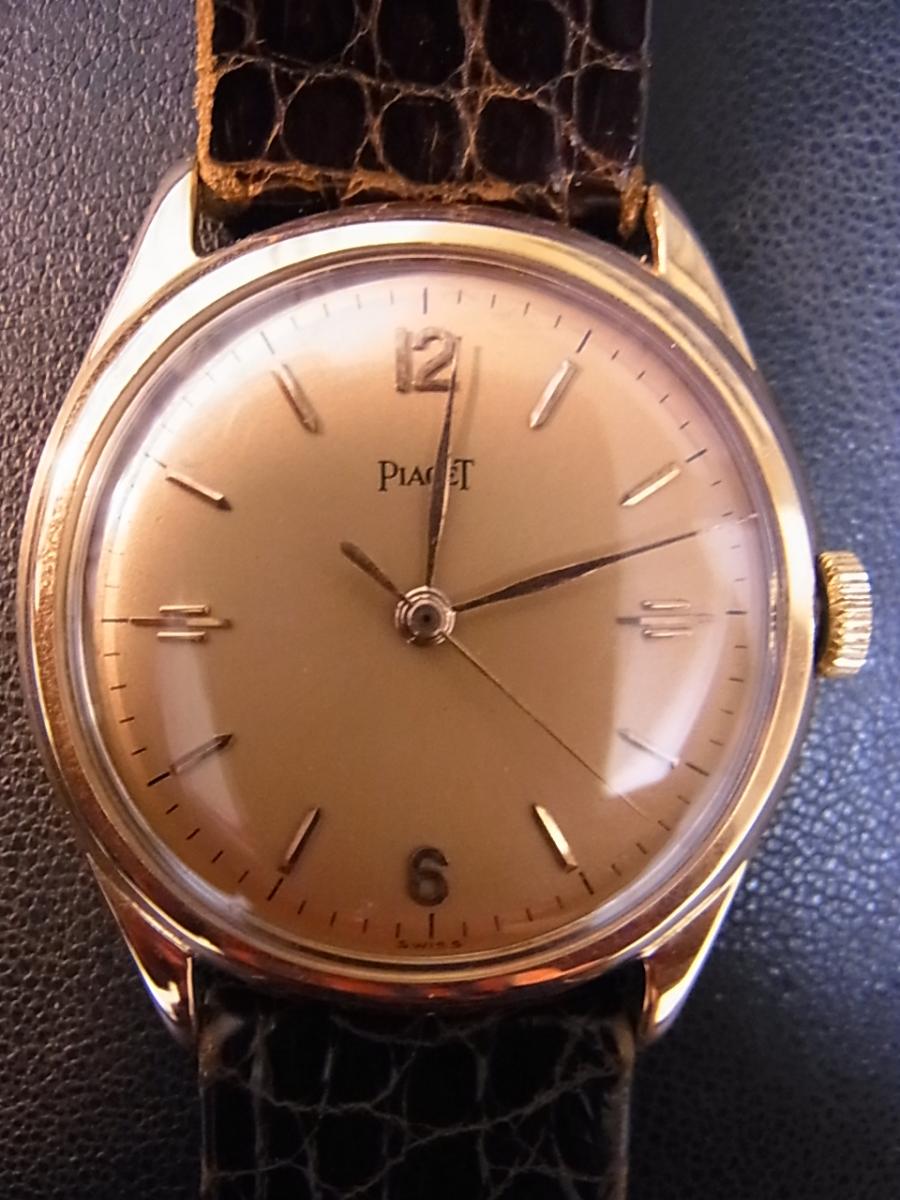 ピアジェ アンティーク 手巻き 12.6　6倍数インデックス 金無垢丸型手巻き時計 ピアジェアンティーク時計(ヴィンテージ)高価買取事例