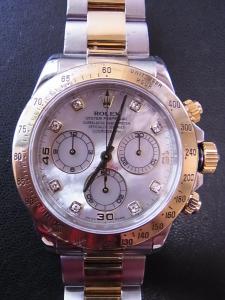 ロレックス デイトナ 116523NG 中古 内箱 外箱 保証書 余りコマ1つ