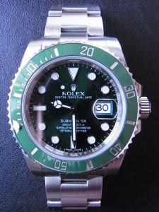 ロレックス サブマリーナ 116610LV 中古 内箱 外箱 保証書 余りコマ3つ